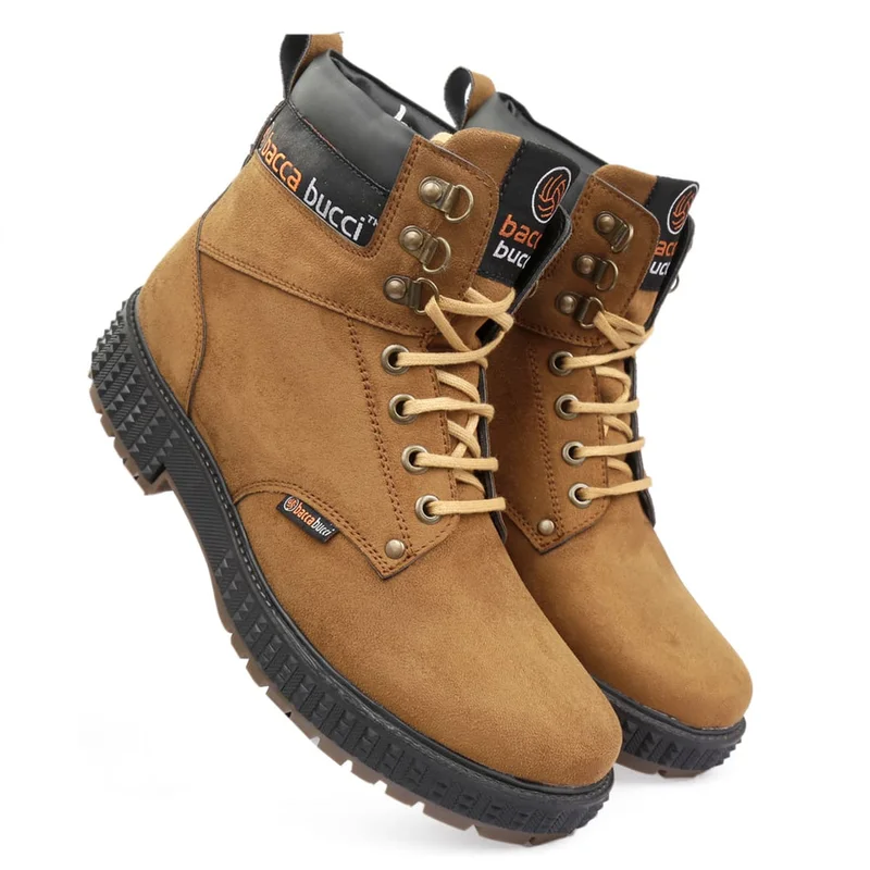 Bacca Bucci Brown Scott Boots for Men | Best Price UAE